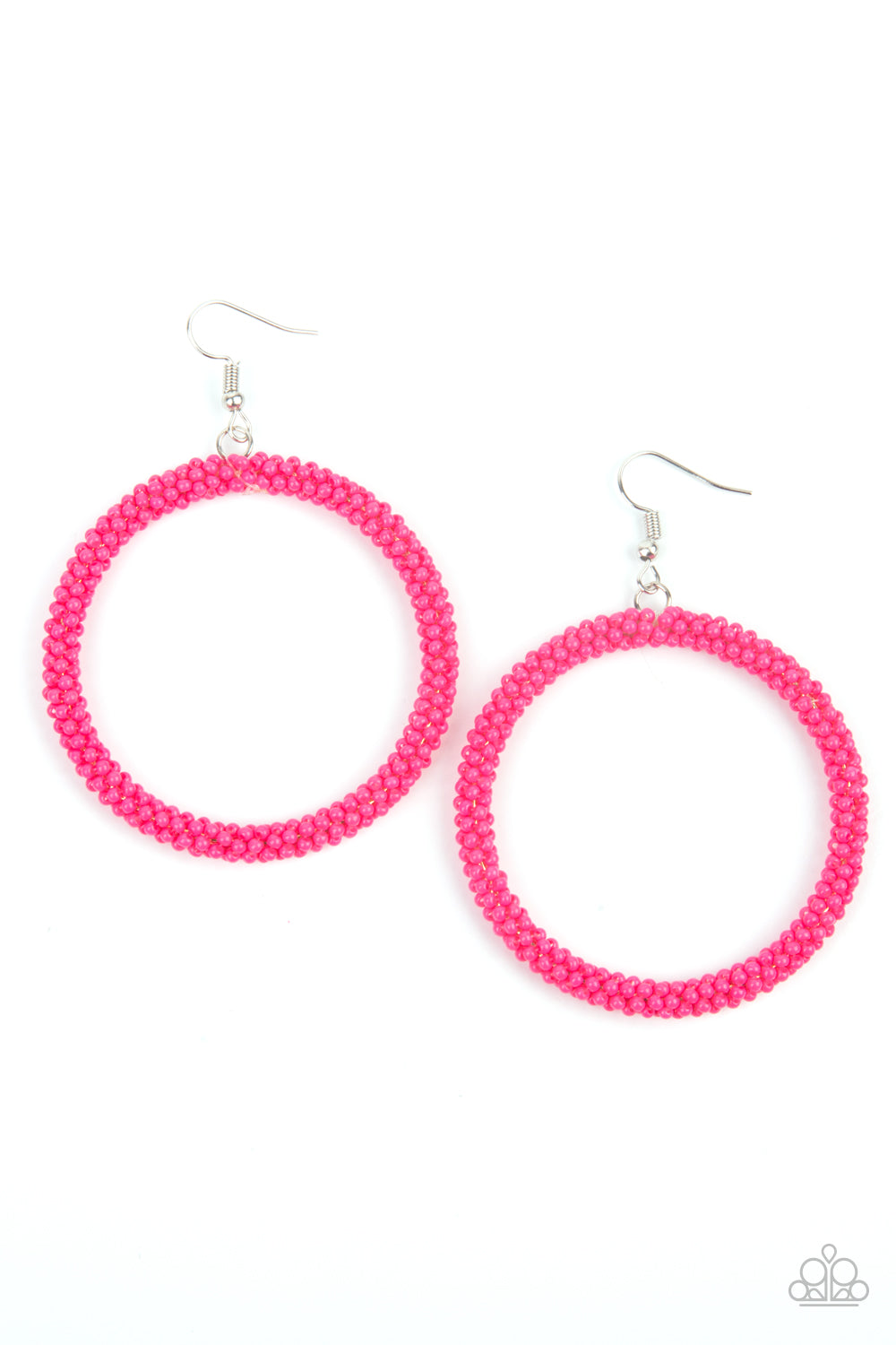 Beauty and the BEACH - pink - Paparazzi earrings