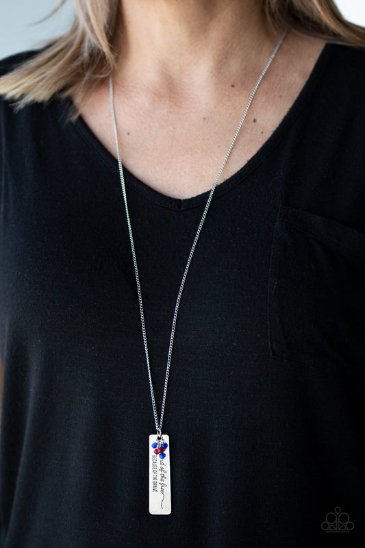 Because of the Brave-multi-Paparazzi necklace