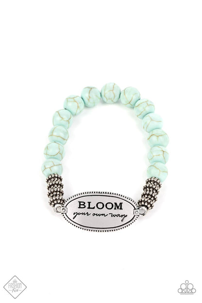 Bedouin Bloom - blue - Paparazzi bracelet