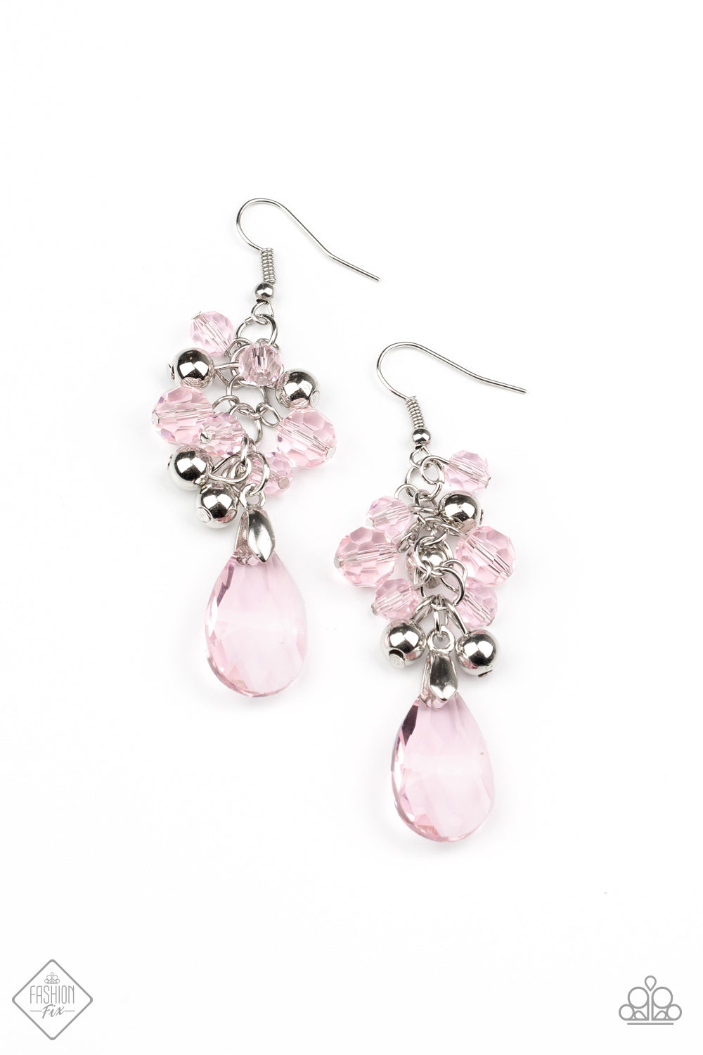 Before and AFTERGLOW - pink - Paparazzi earrings