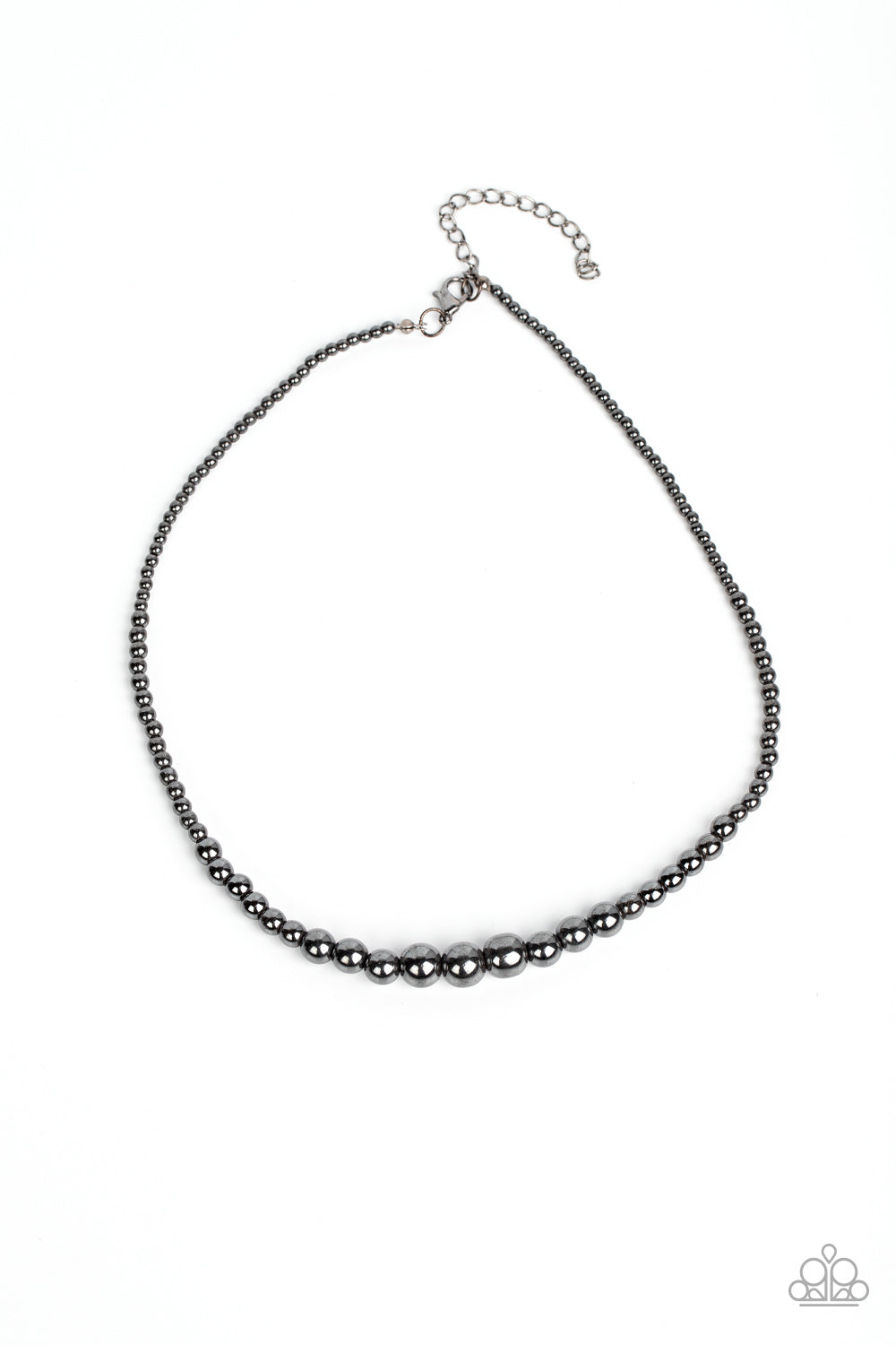 Beg, Borrow, or STEEL - black - Paparazzi MENS necklace