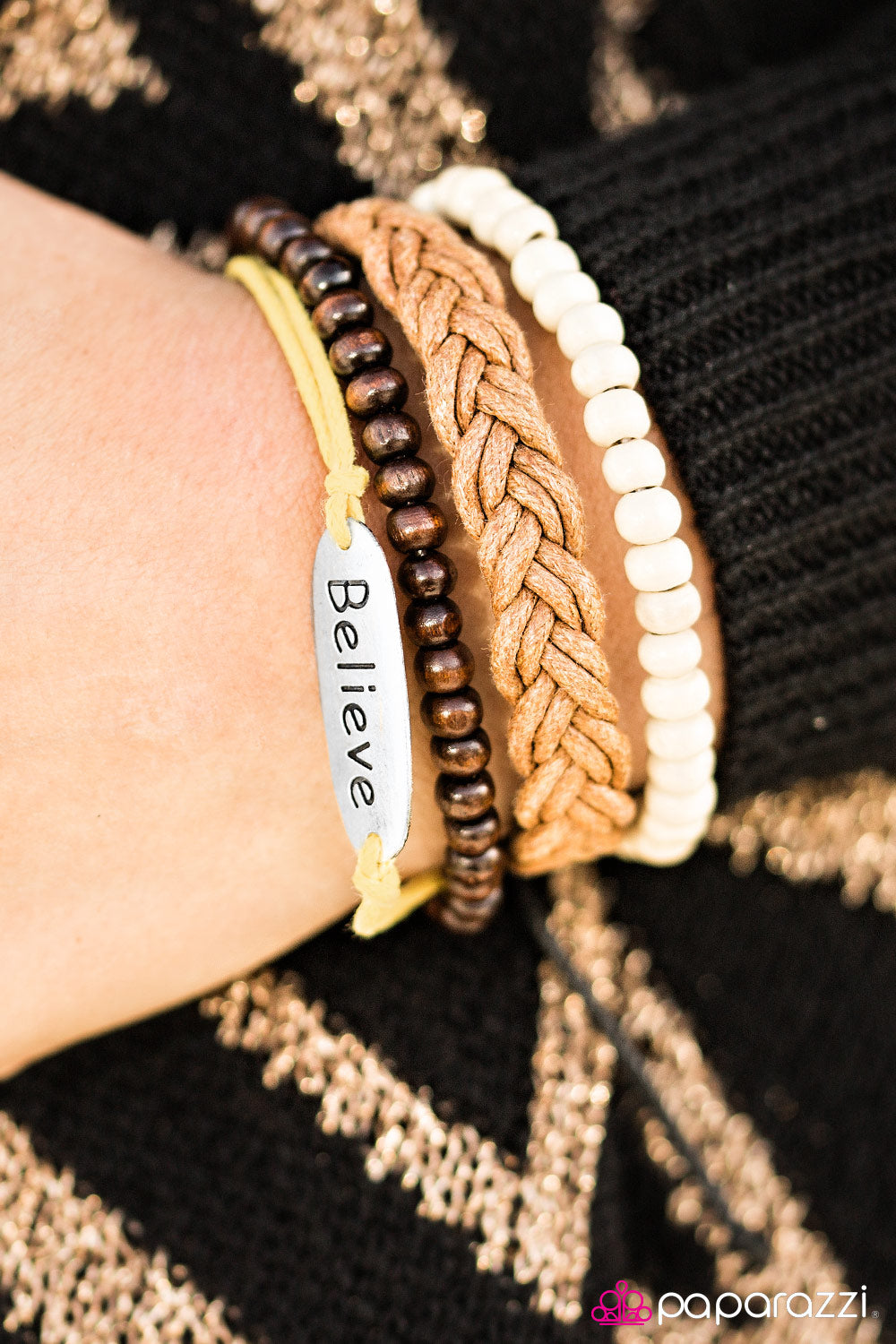 Believe In Yourself - Yellow - Paparazzi bracelet