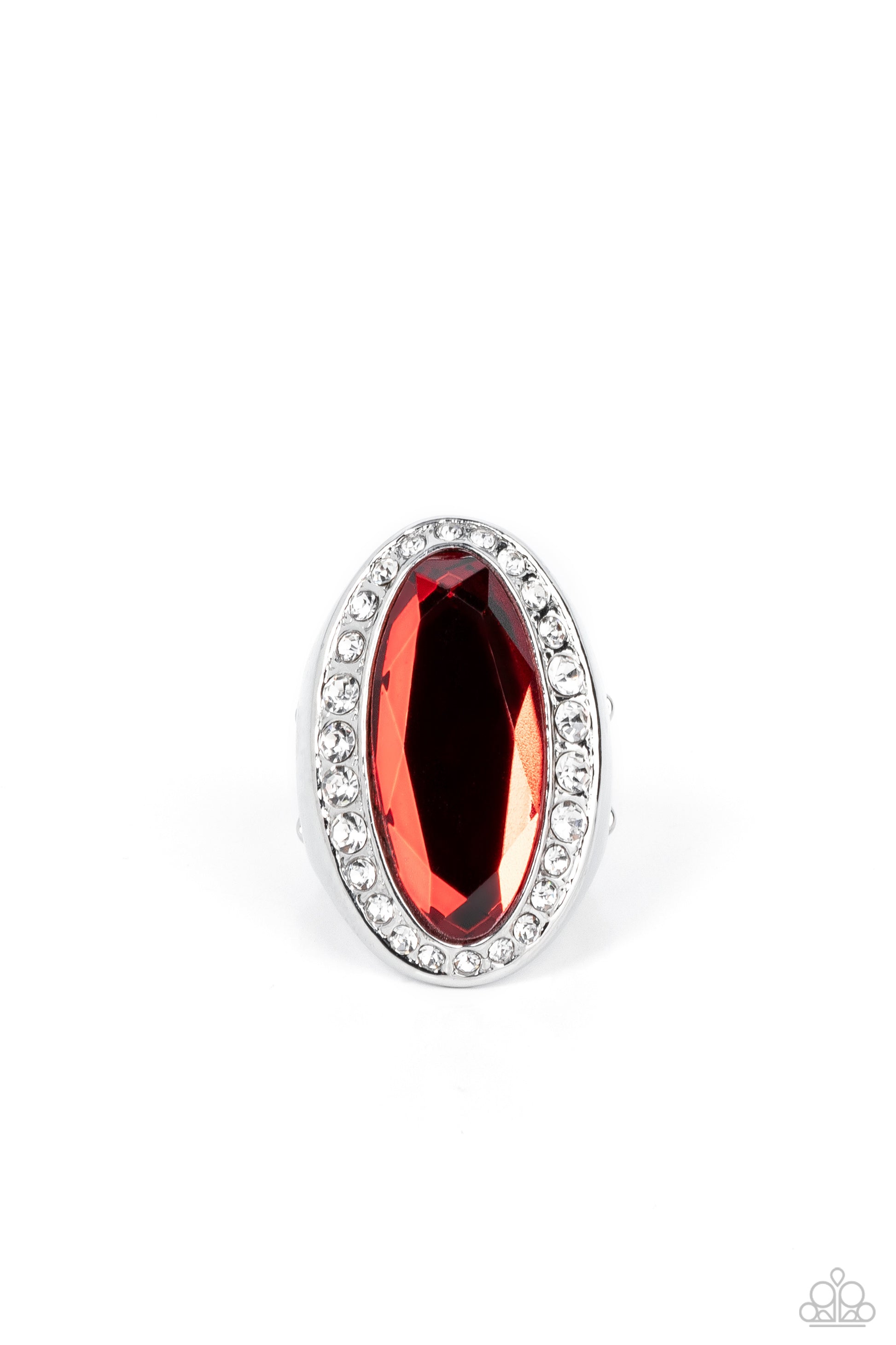Believe in Bling - red - Paparazzi ring