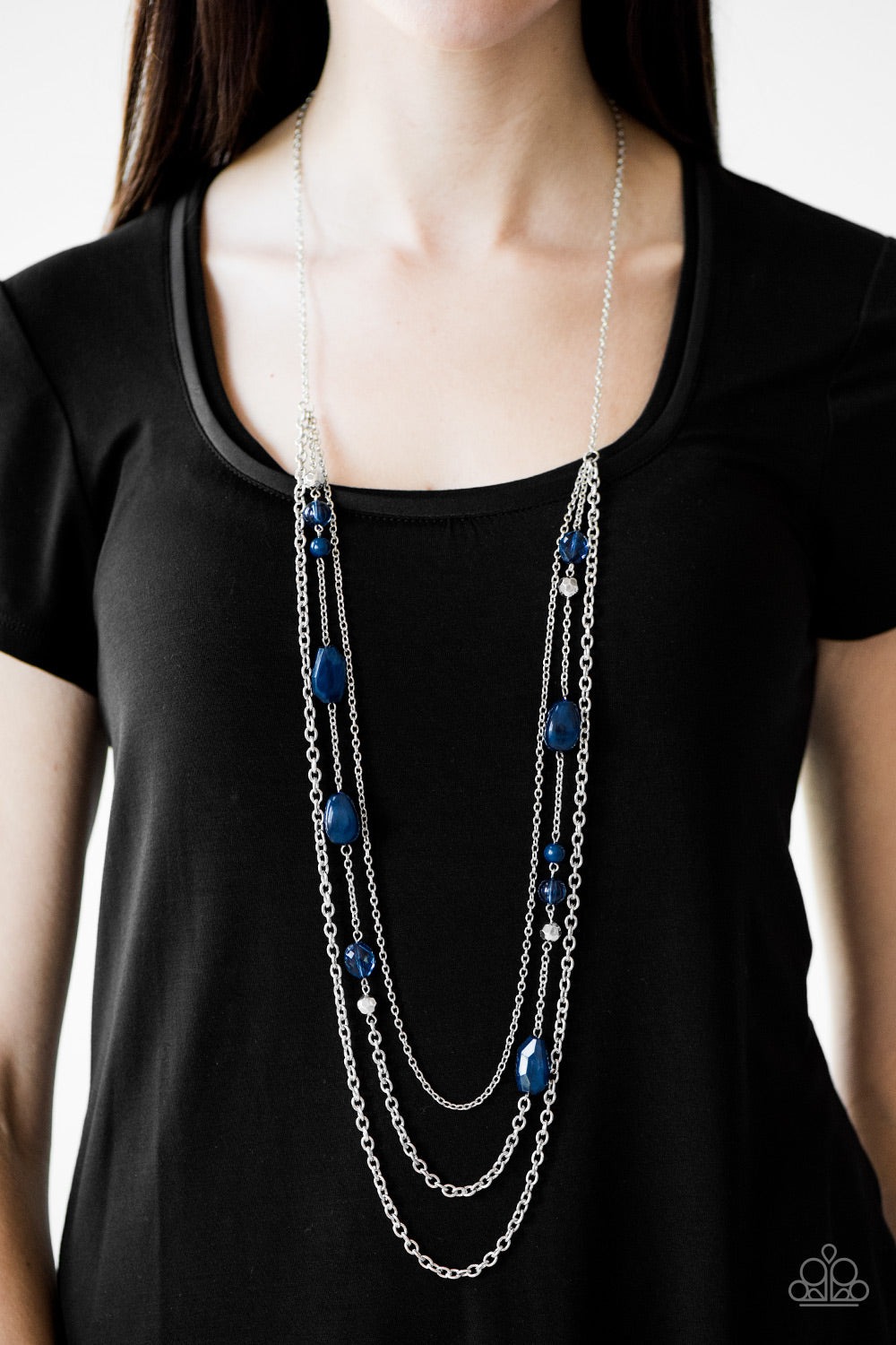 Belize It or Not - blue - Paparazzi necklace