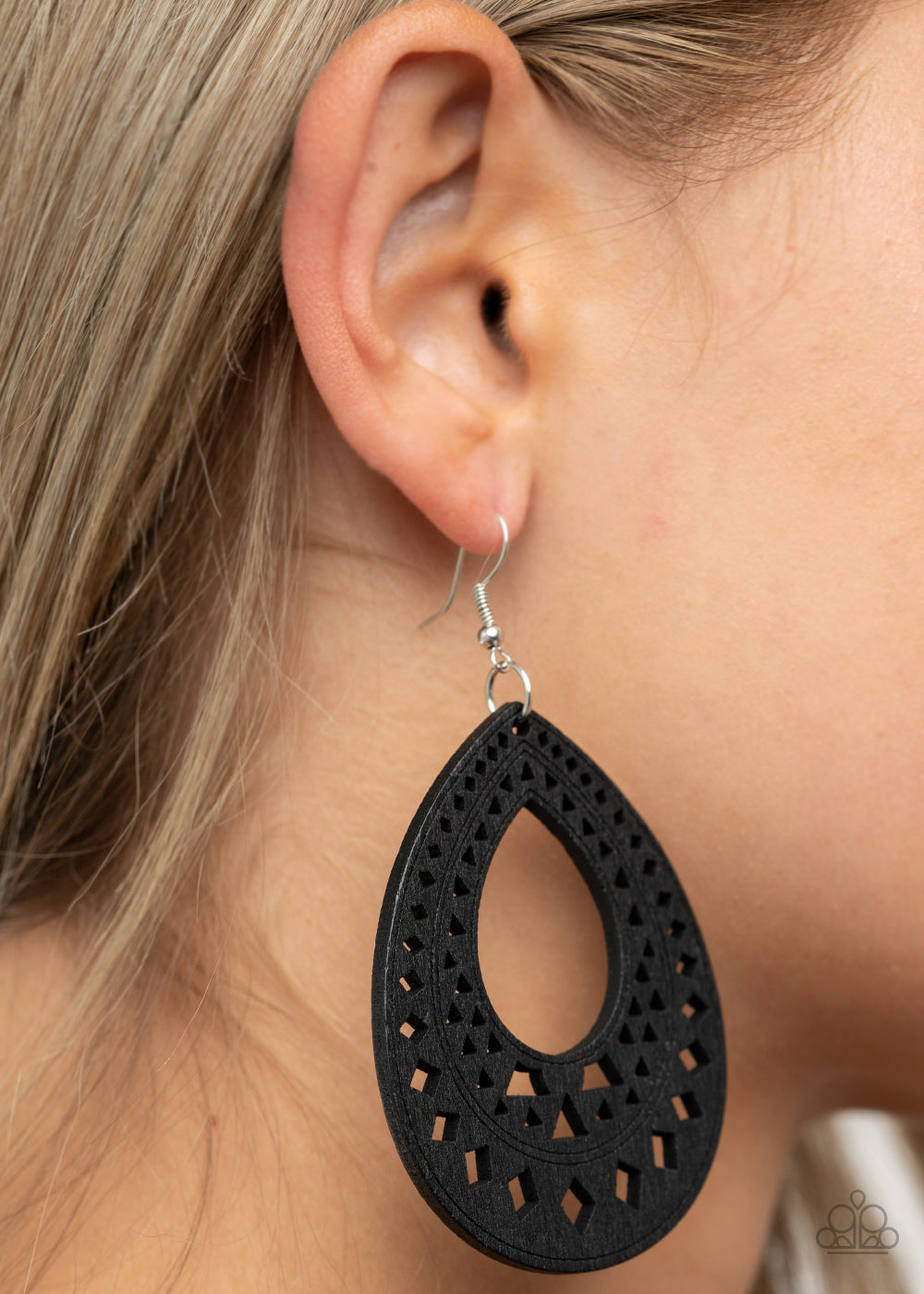 Belize Beauty - black - Paparazzi earrings