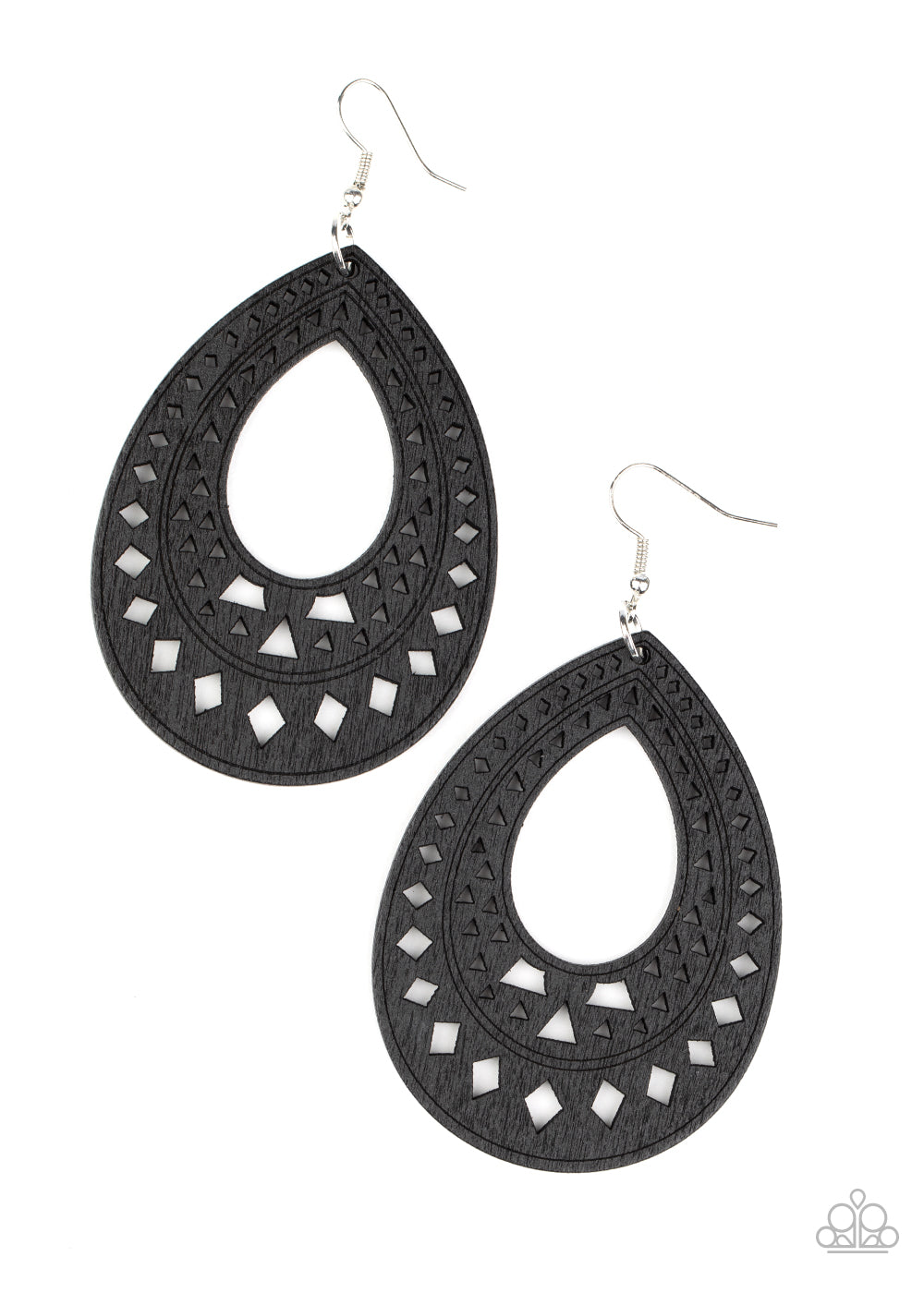 Belize Beauty - black - Paparazzi earrings