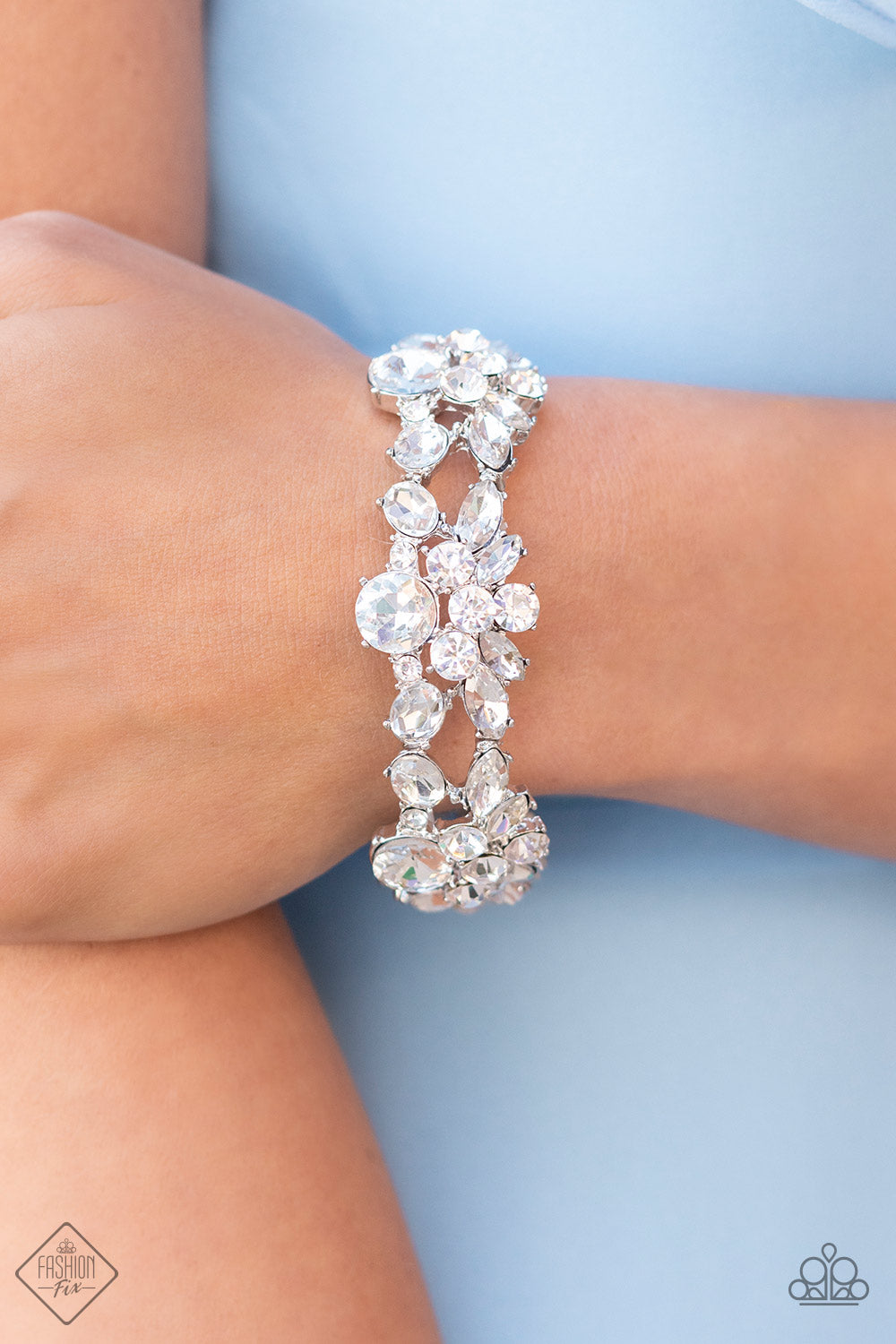 Beloved Bling - white - Paparazzi bracelet