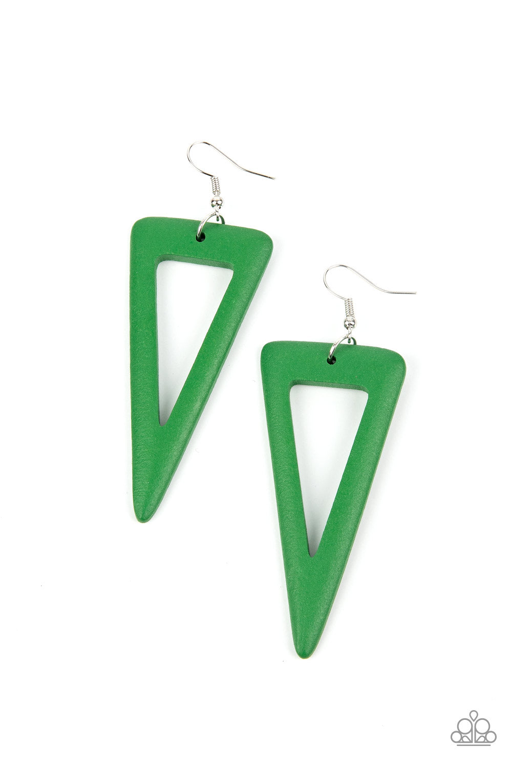 Bermuda Packpacker - green - Paparazzi earrings