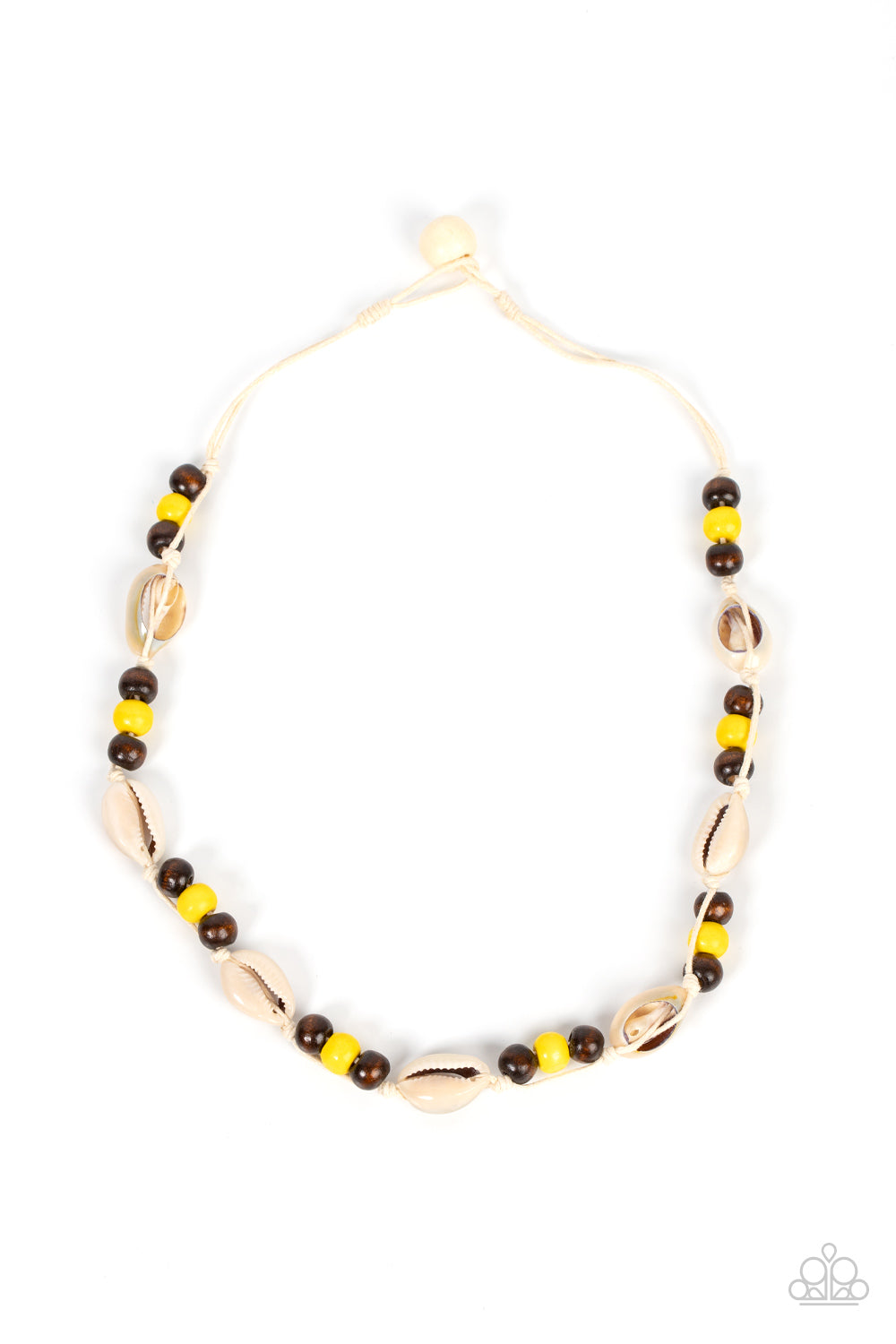 Bermuda Beachcomber - yellow - Paparazzi necklace