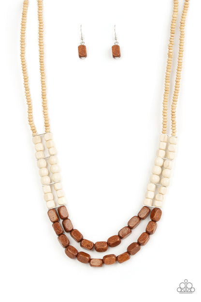 Bermuda Bellhop - brown - Paparazzi necklace