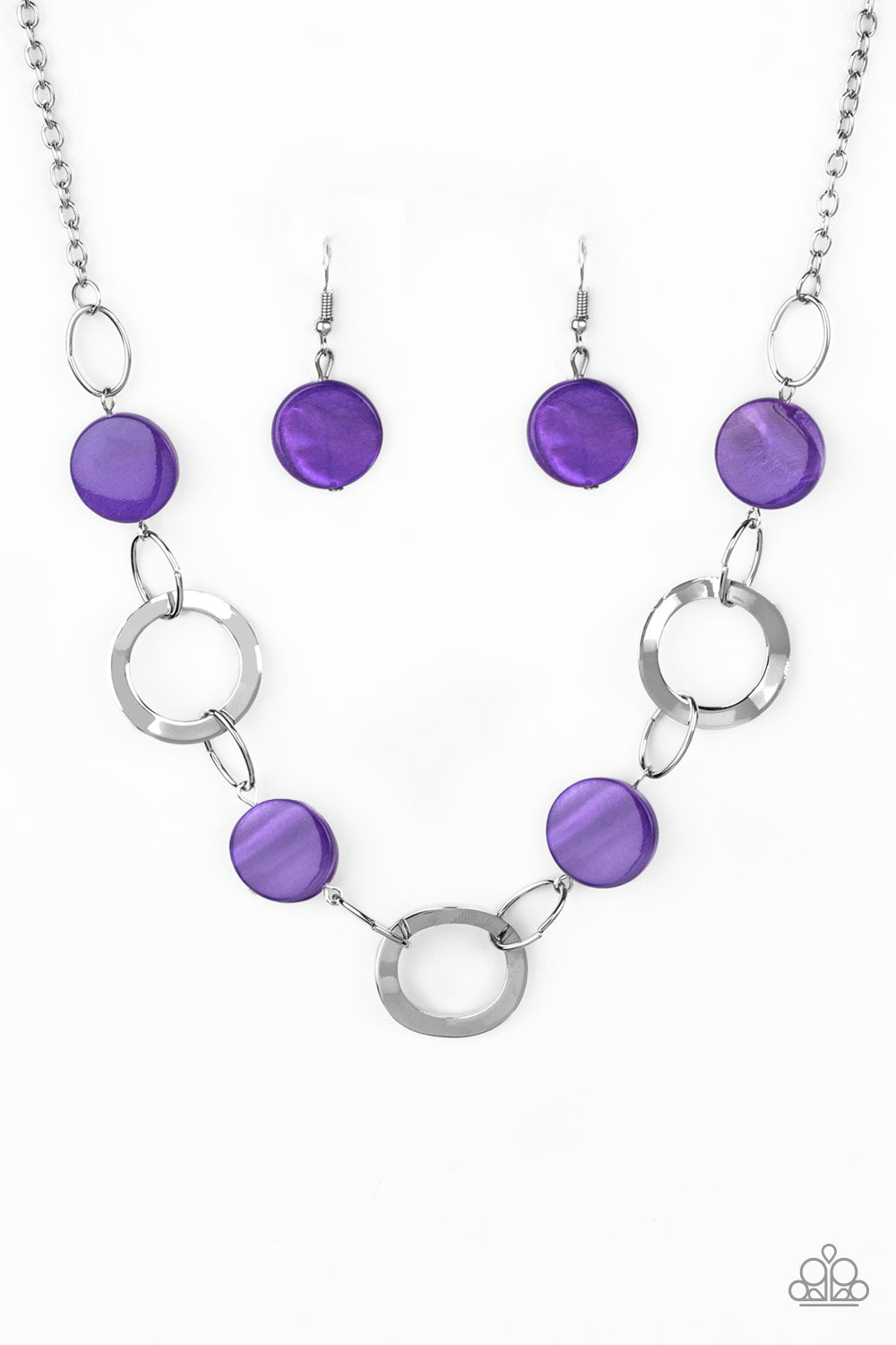 Bermuda Bliss - purple - Paparazzi necklace