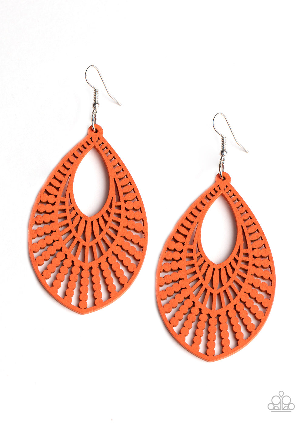 Bermuda Breeze - orange - Paparazzi earrings