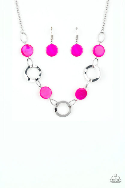 Bermuda Bliss - pink - Paparazzi necklace