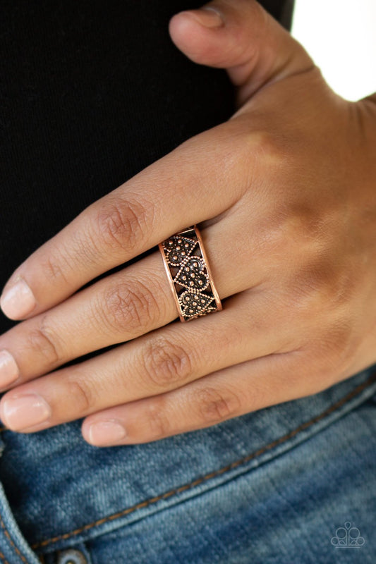 Better Together-copper-Paparazzi ring
