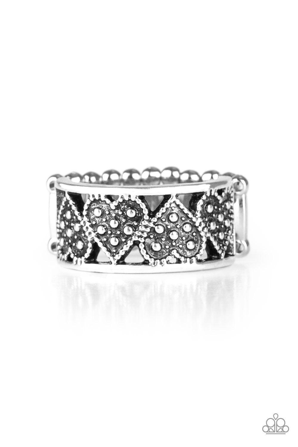 Better Together-silver-Paparazzi ring