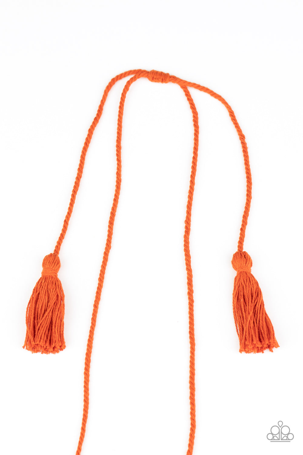 Between You and MACRAME - orange - Paparazzi necklace