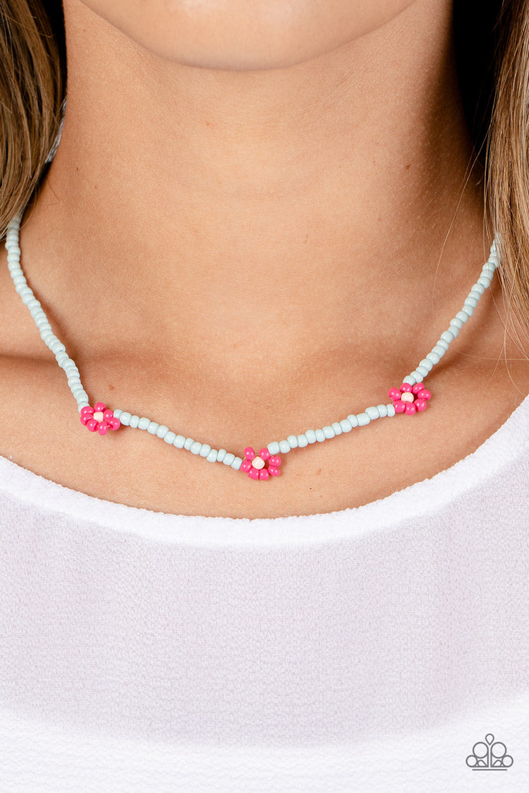 Bewitching Beading - pink - Paparazzi necklace