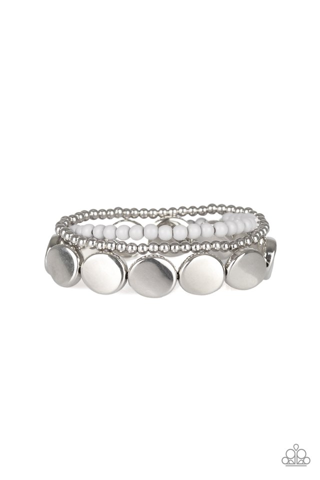 Beyond the Basics - silver - Paparazzi bracelet