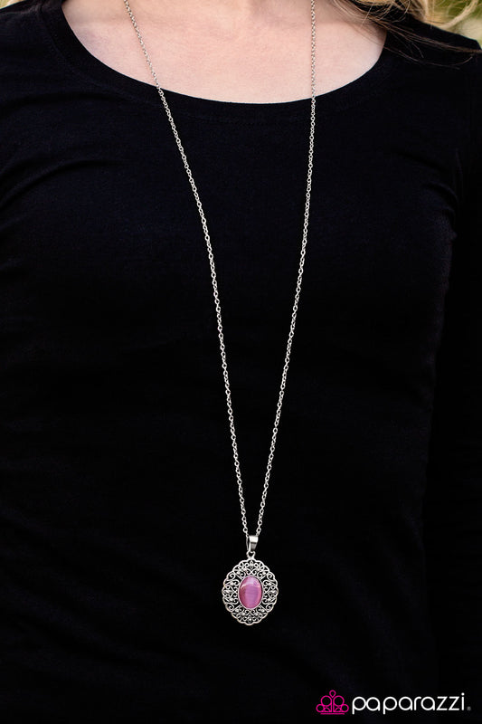 Big Freeze - Pink - Paparazzi necklace