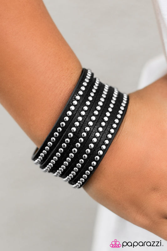 Big Hitter - black - Paparazzi bracelet