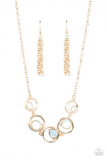 Big Night Out - gold - Paparazzi necklace