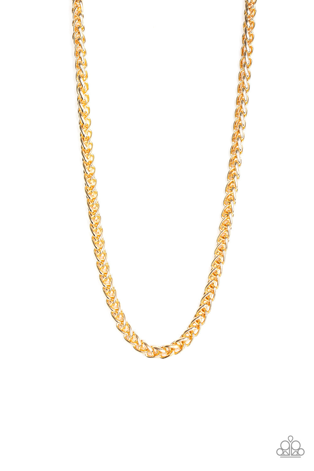 Big Talker - gold - Paparazzi mens necklace