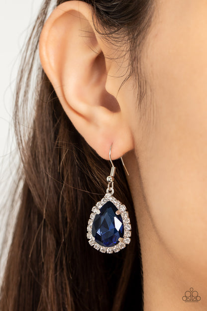 Bippity Boppity BOOM! - blue - Paparazzi earrings