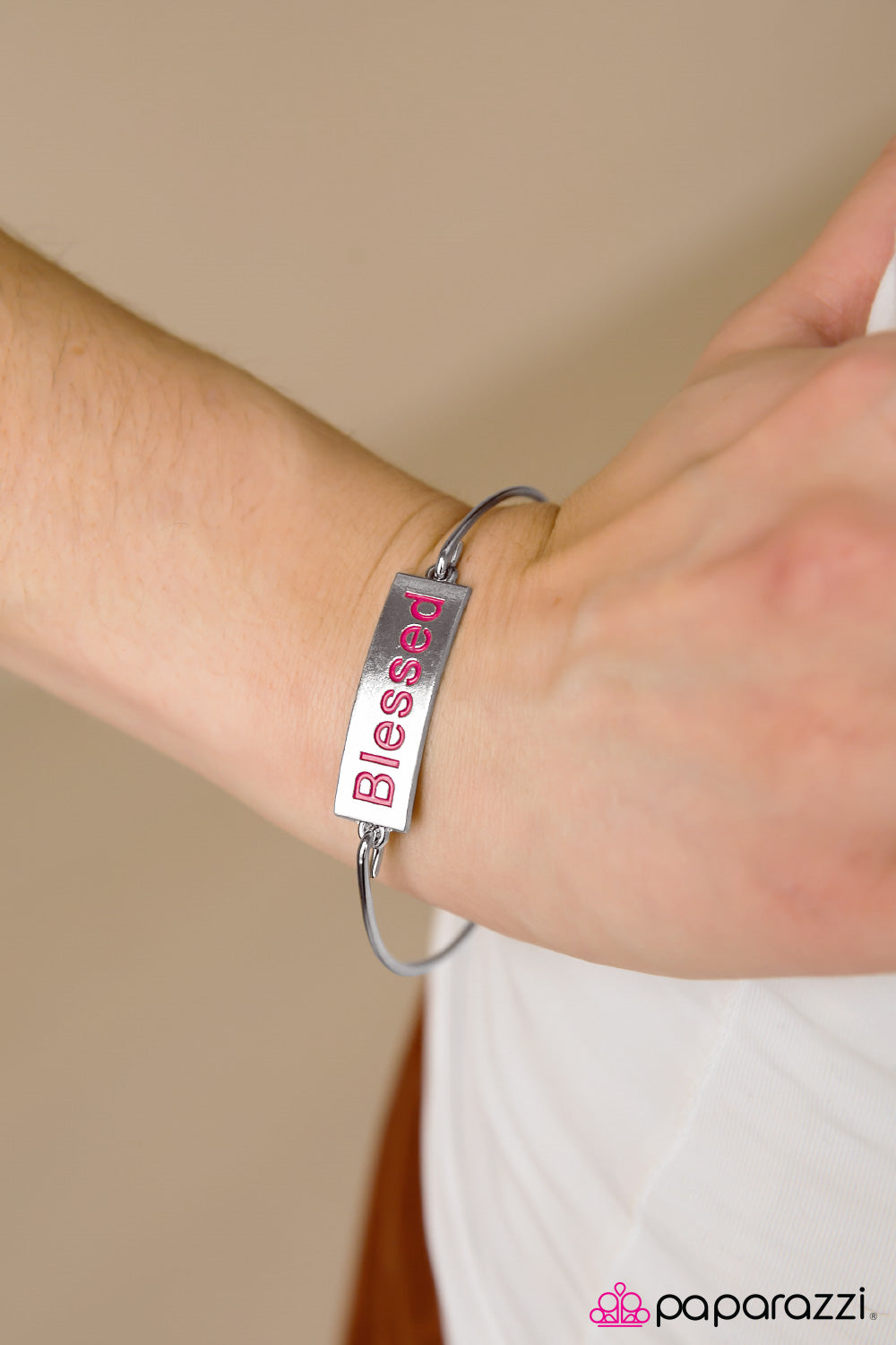 Blessed - Pink - Paparazzi bracelet