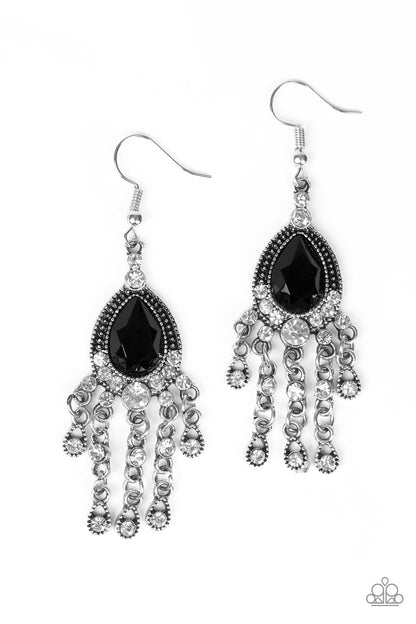 Bling Bliss - black - Paparazzi earrings