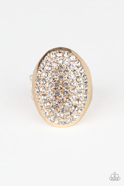 Bling Scene - gold - Paparazzi ring