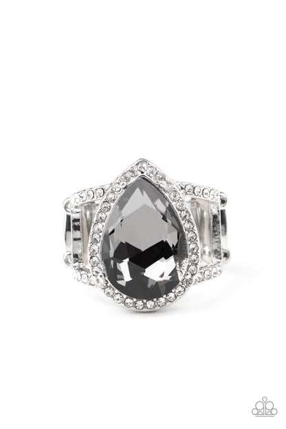 Blinging Down the House - silver - Paparazzi ring