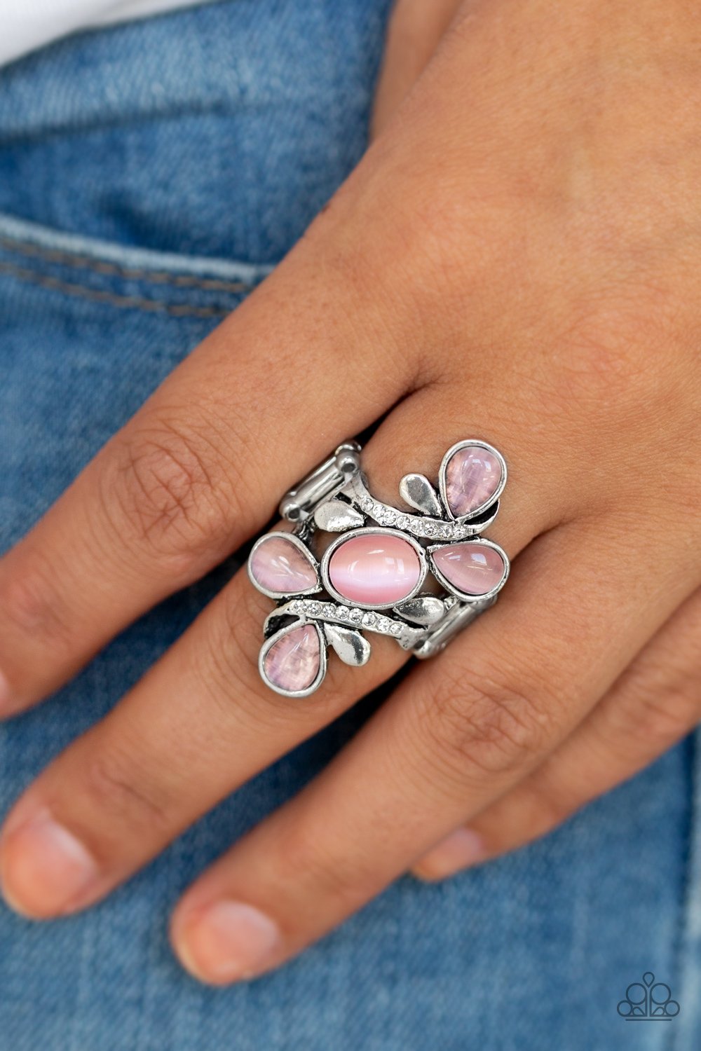Bliss Out - pink - Paparazzi ring