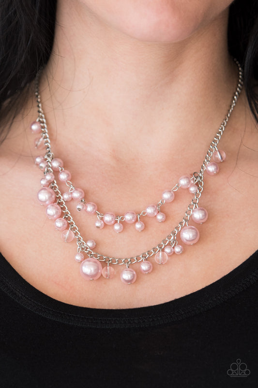 Blissfully Bridesmaid - pink - Paparazzi necklace