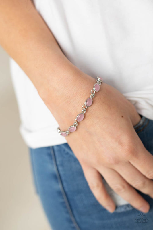 Blissfully Beaming - pink - Paparazzi bracelet