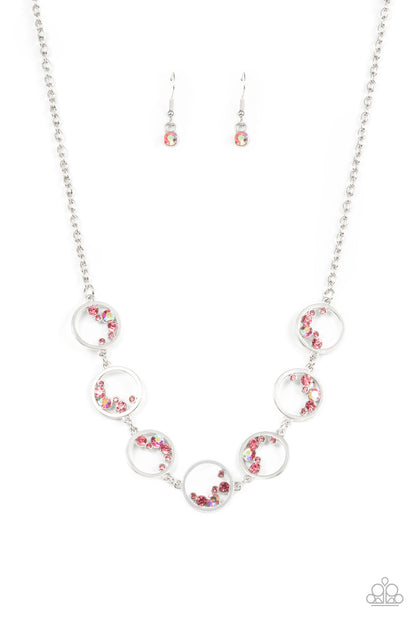 Blissfully Bubbly - pink - Paparazzi necklace