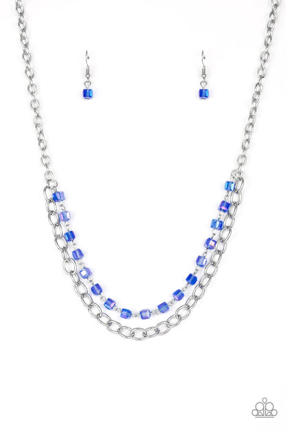 Block Party Princess - blue - Paparazzi necklace