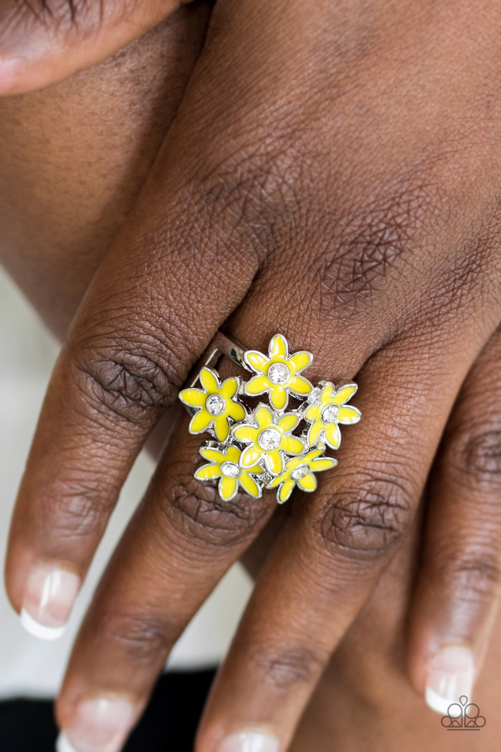 Blooming Bouquets - yellow - Paparazzi ring