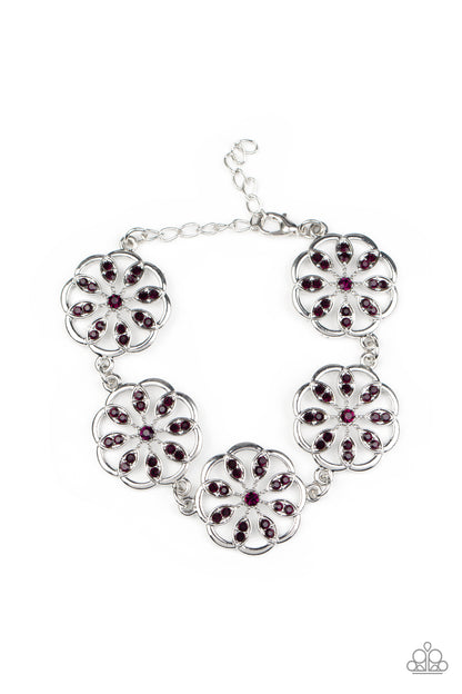 Blooming Bling - purple - Paparazzi bracelet