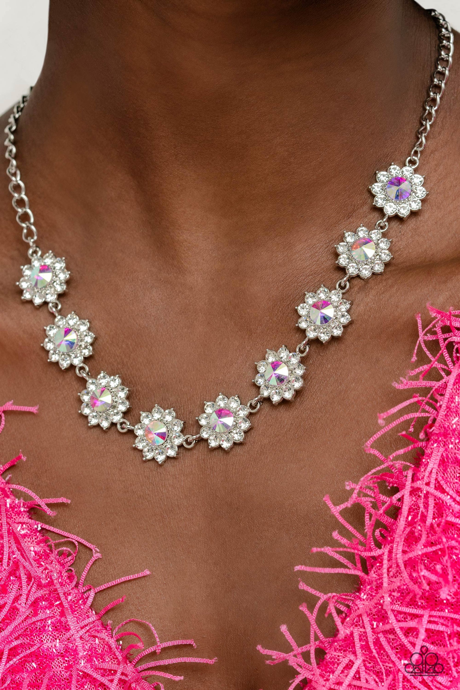 Blooming Brilliance - multi - Paparazzi necklace