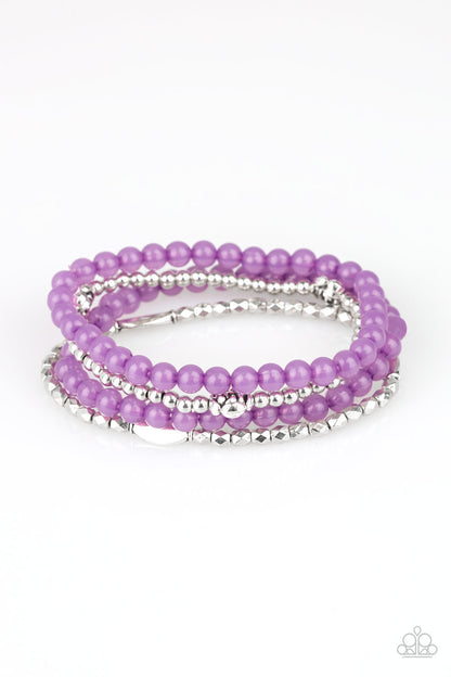 Blooming Buttercups - purple - Paparazzi bracelet
