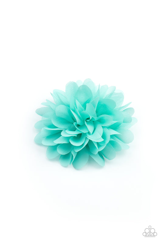 Blossom Blowout - blue - Paparazzi hair clip