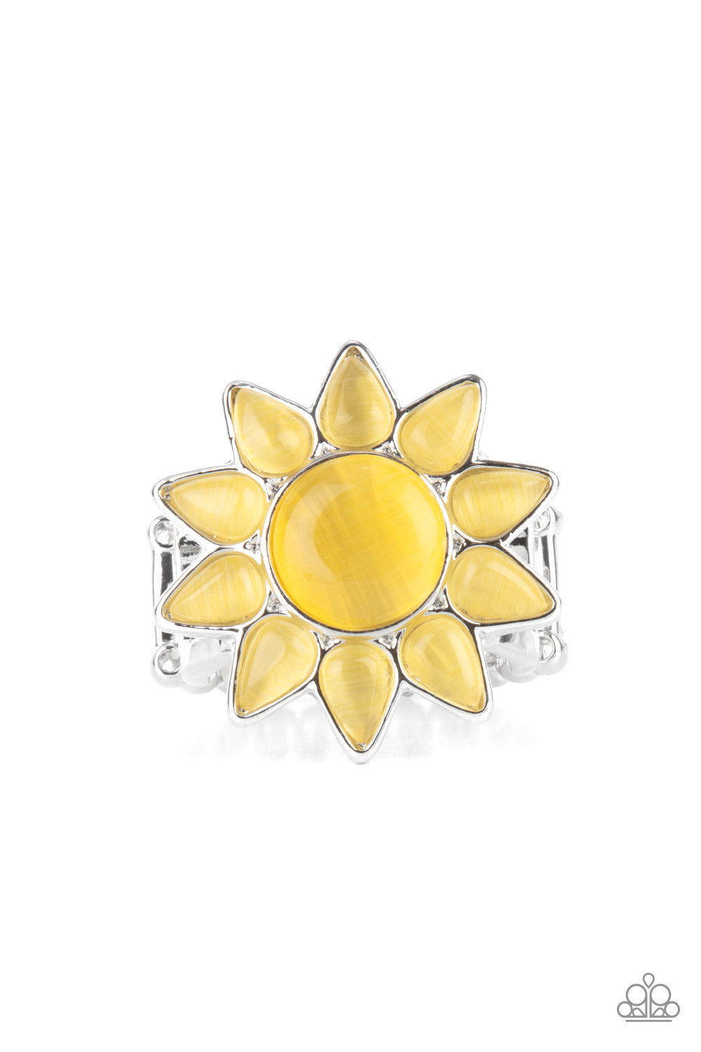 Blossoming Sunbeams - yellow - Paparazzi ring