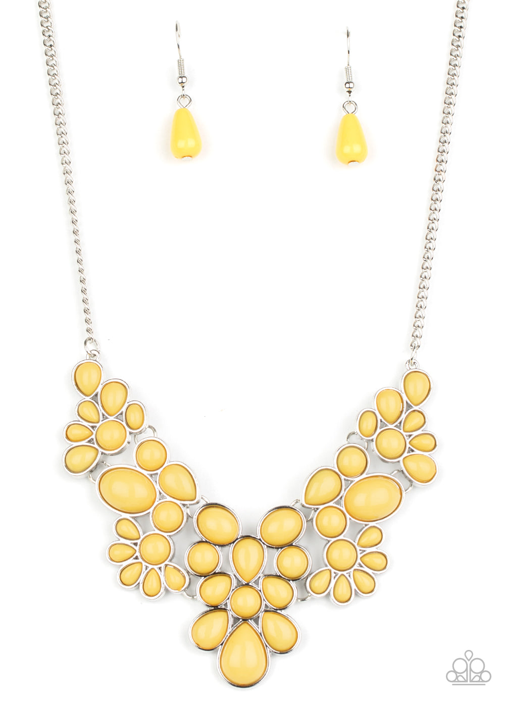 Bohemian Banquet - yellow - Paparazzi necklace