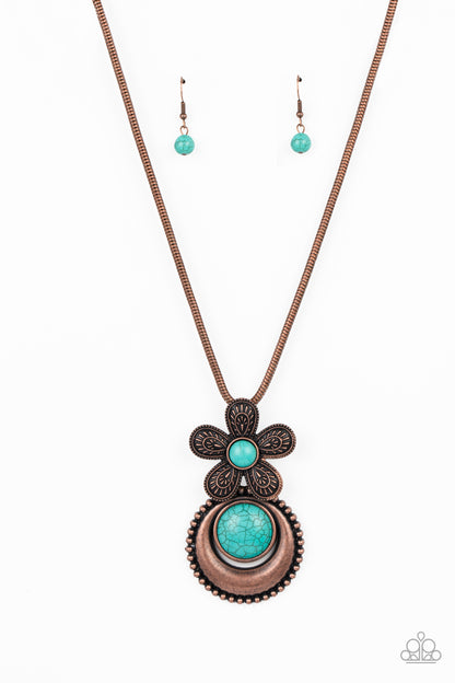 Bohemian Blossom - copper - Paparazzi necklace