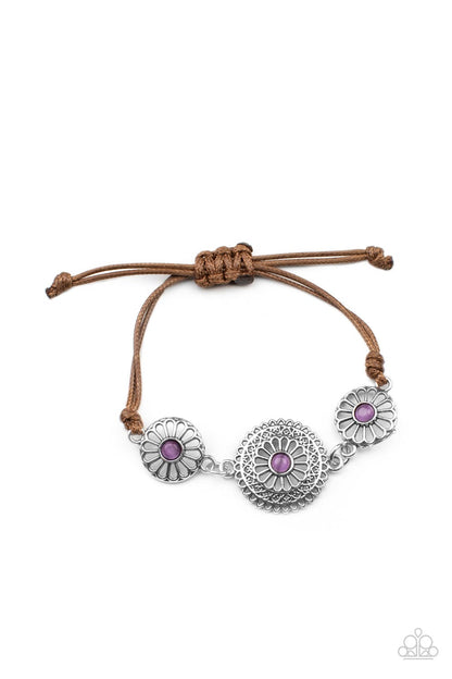 Bohemian Botany - purple - Paparazzi bracelet