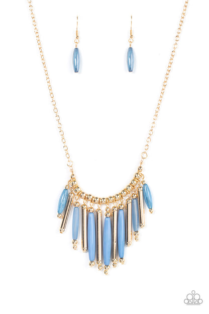 Bohemian Breeze - blue - Paparazzi necklace