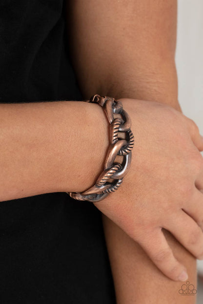 Bold Move - copper - Paparazzi bracelet