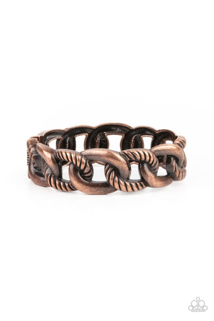 Bold Move - copper - Paparazzi bracelet