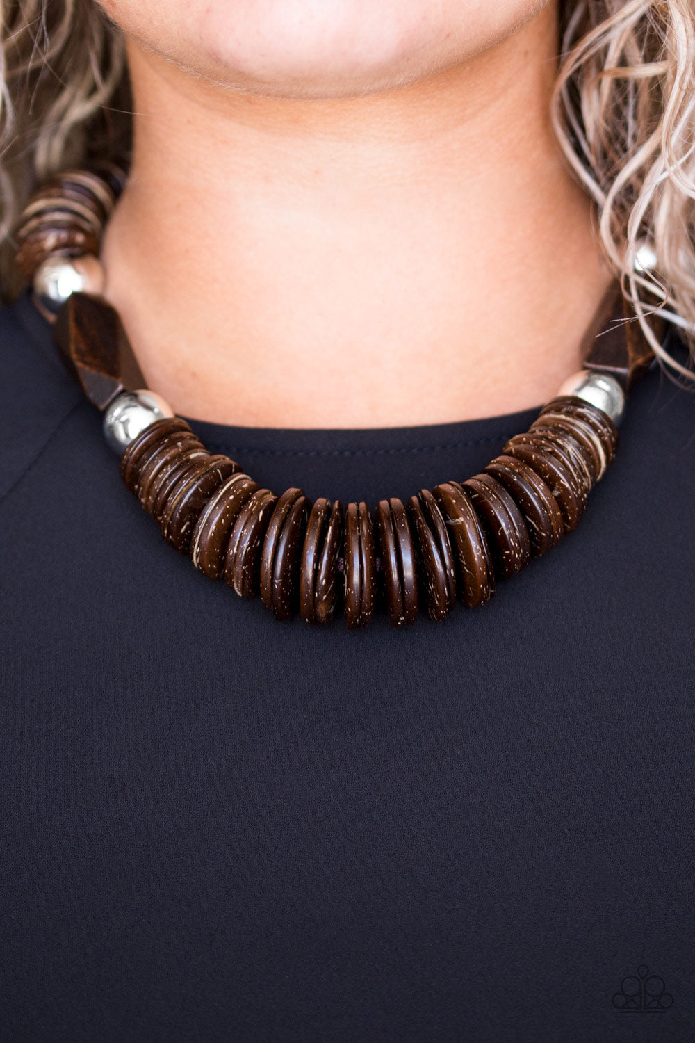 Boldly Belize - brown - Paparazzi necklace