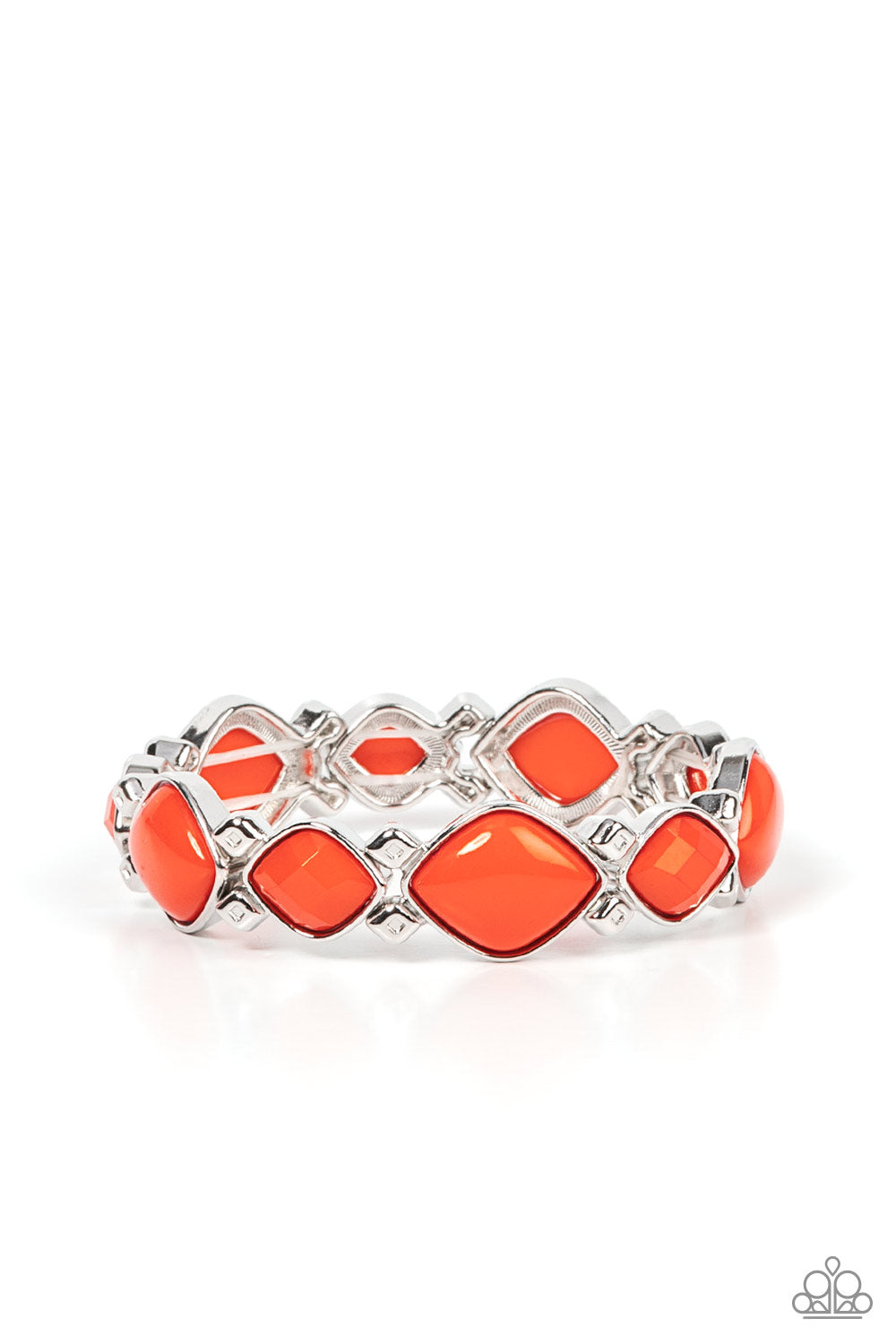 Boldly BEAD-azzled - orange - Paparazzi bracelet